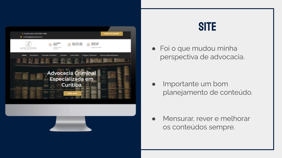 Site para advogados iniciantes e suas vantagens para marketing jurídico.